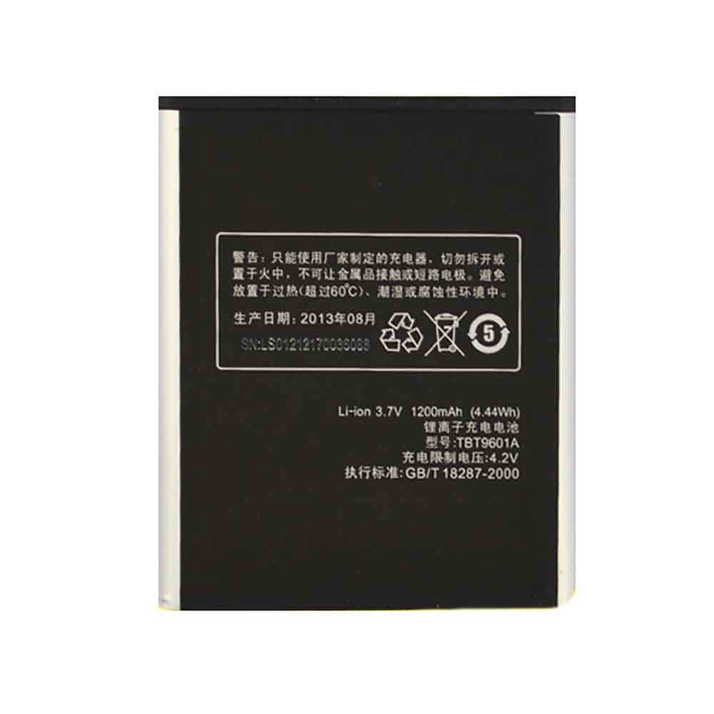 3.7V 1200mAh TBT9601A Smartphone Battery for K-Touch T580 T586