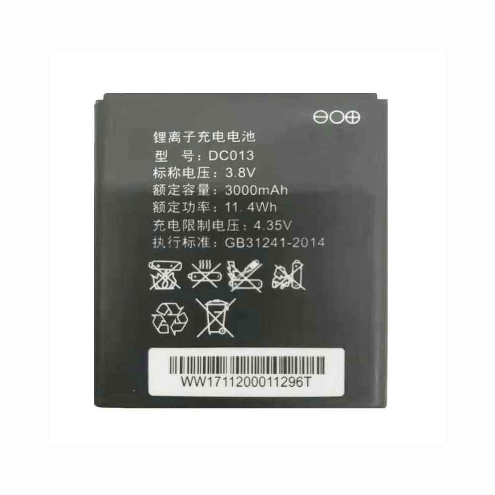 3.8V 4.35V 3000mAh/11.4WH DC013 Electronic Batteries for ZTE Nubia WD670