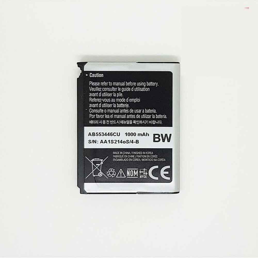 3.7V 1000mAh/3.7WH AB553446CU Smartphone Battery for Samsung F480 F488E F480i