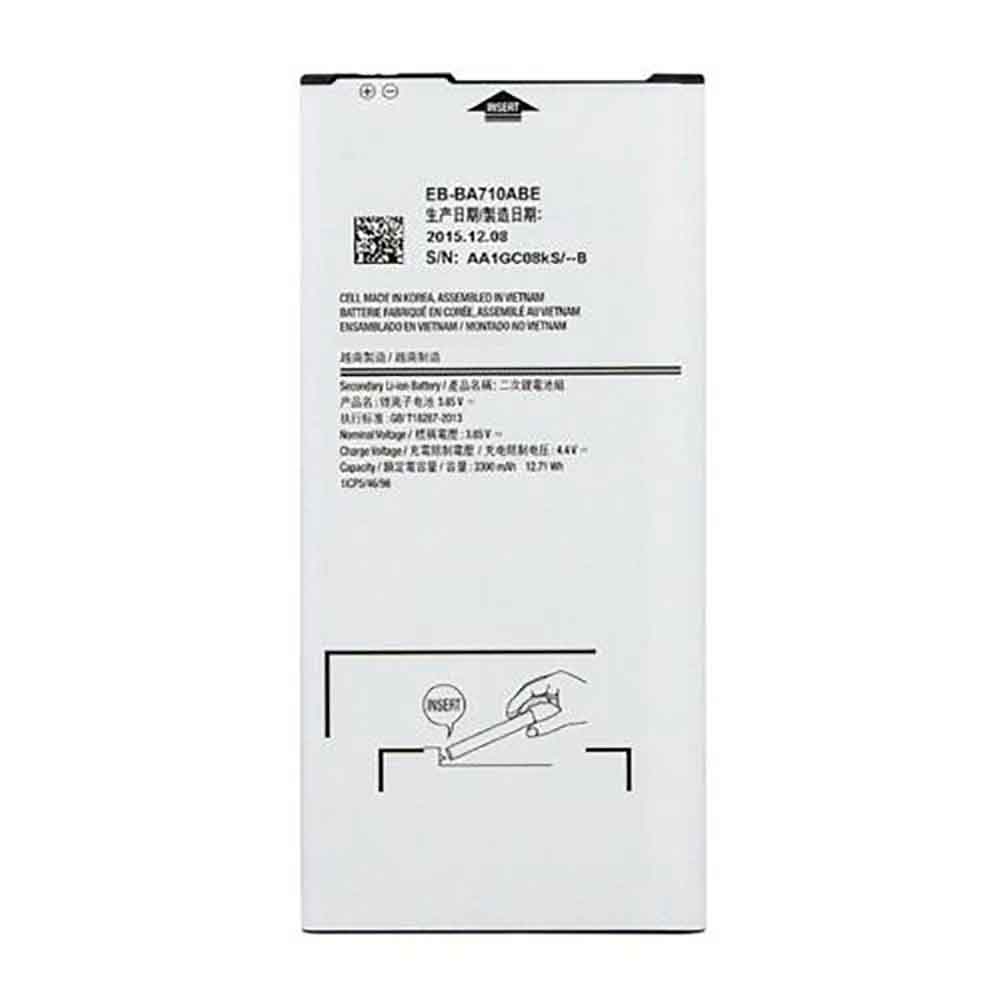 3.85V 4.4V 3300mAh/12.71WH EB-BA710ABE Smartphone Battery for Samsung Galaxy A7 SM-A7100