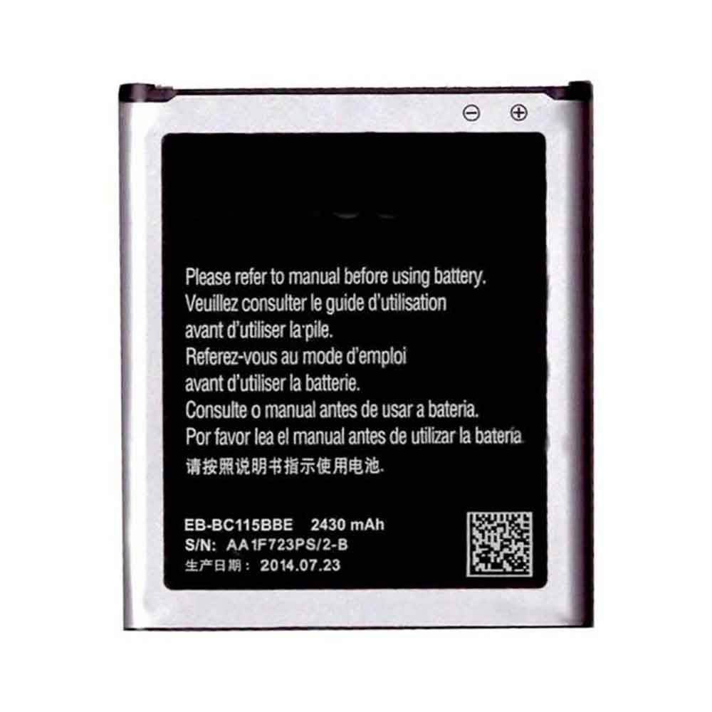 3.8V 4.35V 2430mAh/9.23WH EB-BC115BBE Smartphone Battery for Samsung Galaxy K Zoom C1158 C1115 C1116