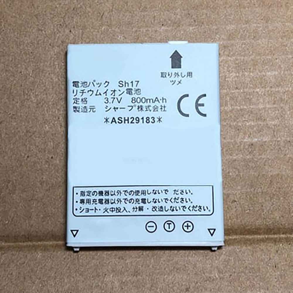 3.7V 800mAh ASH29183 Smartphone Battery for Sharp SH906I 906I 906H