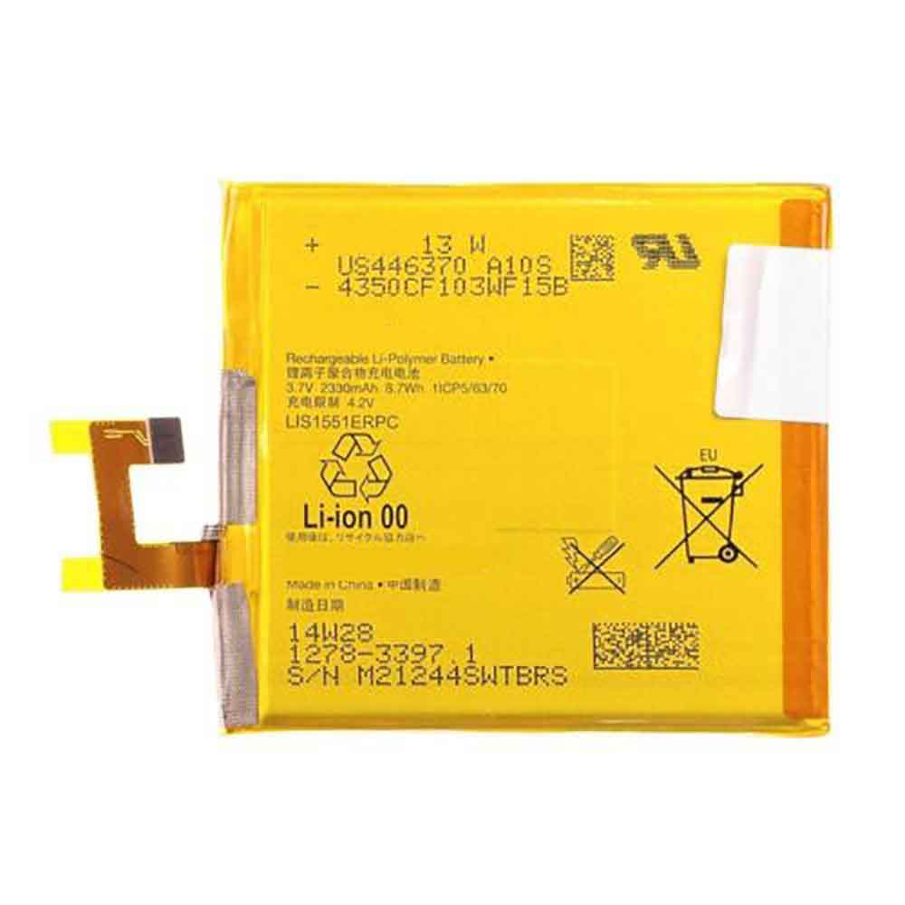 3.7V 4.2V 2330mAh/8.7WH LIS1551ERPC Smartphone Battery for Sony Xperia M2
