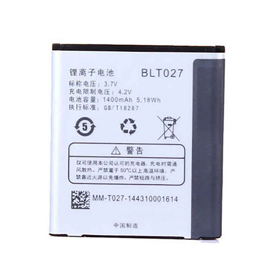 3.7V 1400mAh BLT027 Smartphone Battery for OPPO R803 R805