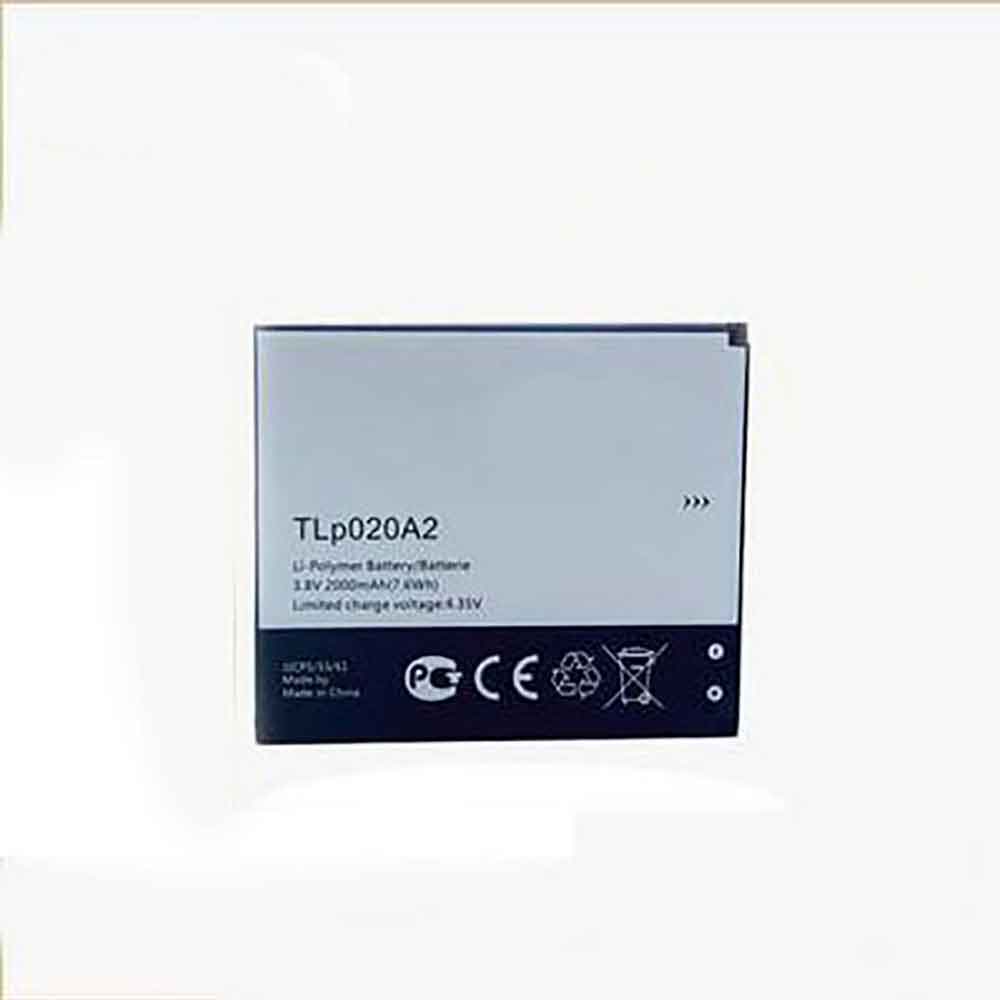 3.8V 2000mAh TLP020A2 Smartphone Battery for Alcatel TLP020A2