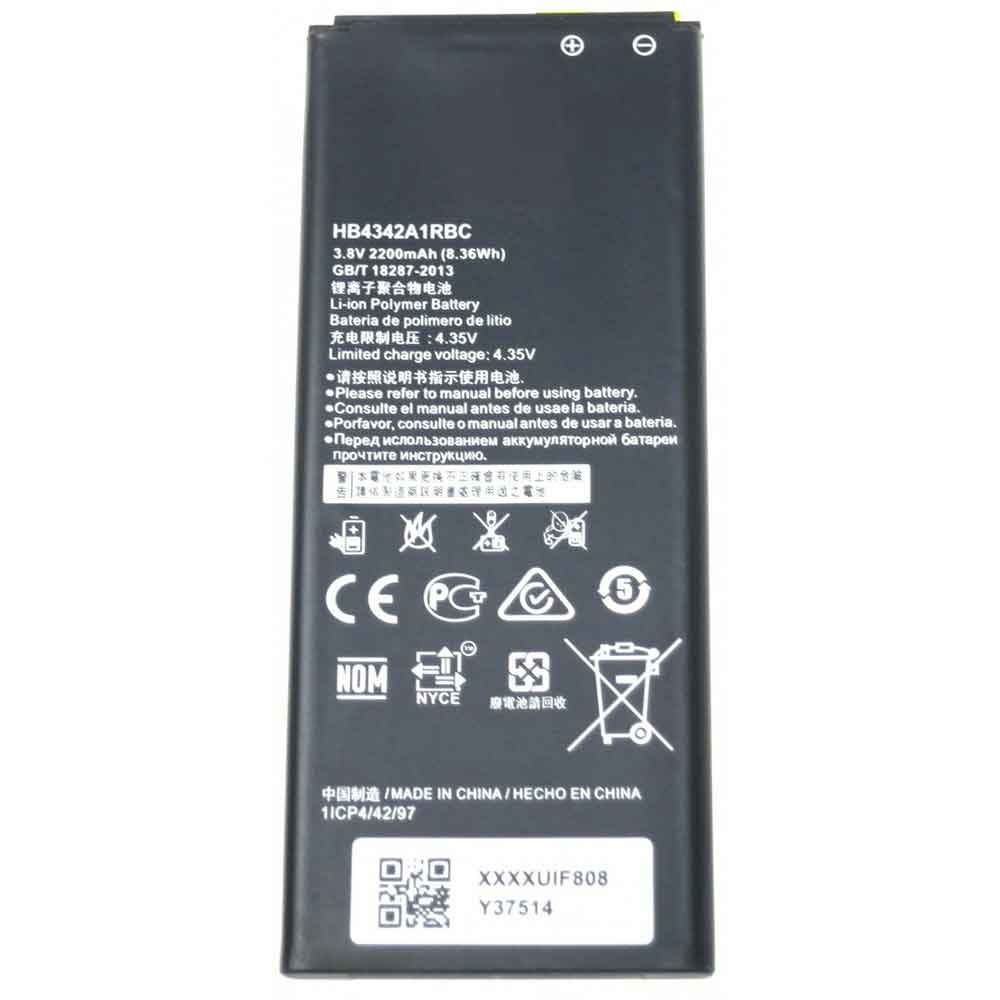 3.8V 2200mAh HB4342A1RBC Smartphone Battery for Huawei Honor 5 CUN-AL00, CUN-TL00