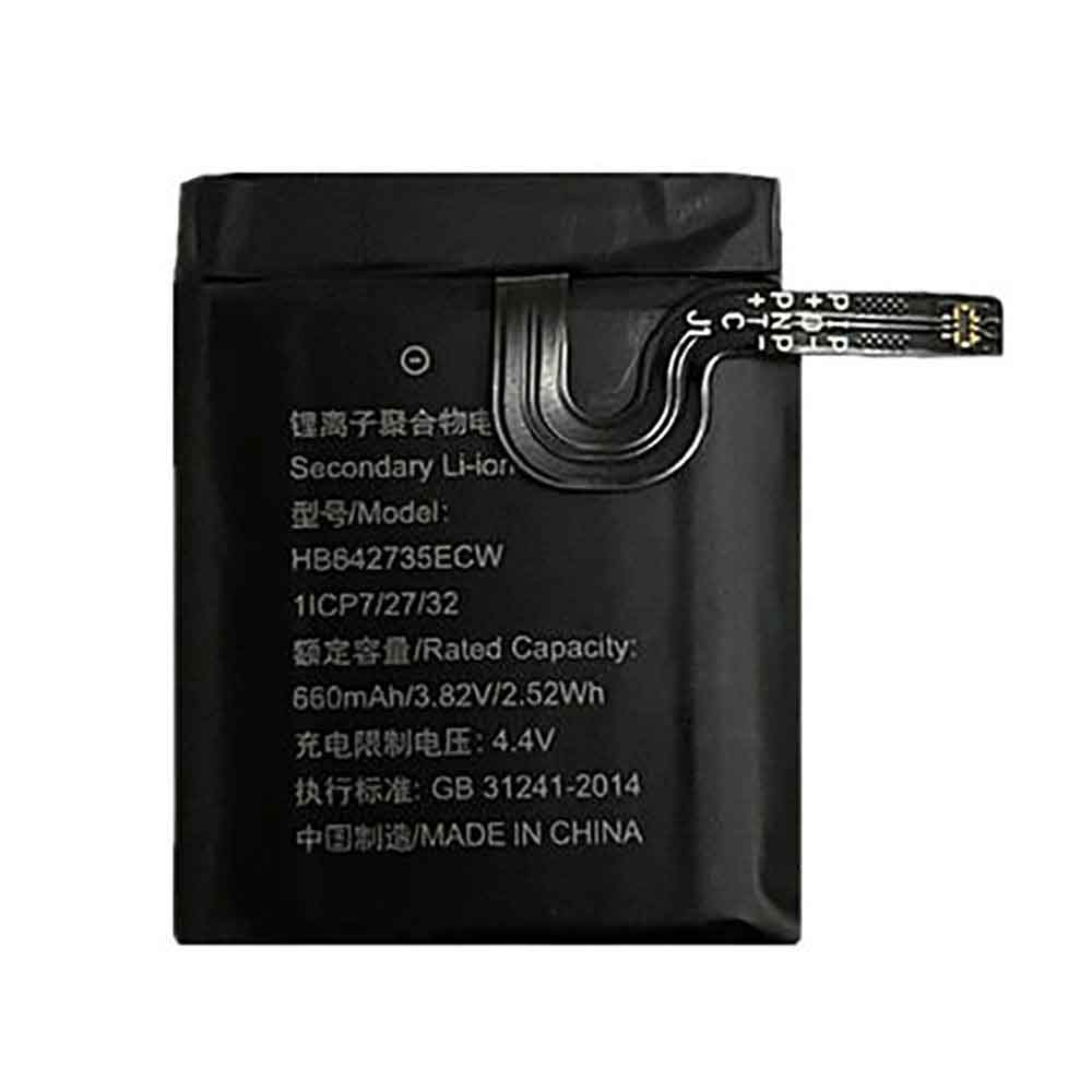 3.82V 660mAh HB642735ECW Tablet Battery for Huawei Little K2 Kids Watch 3 3S 3X 3Pro