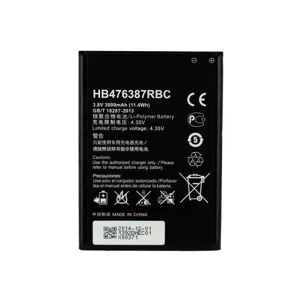 3.8V 3000mAh HB476387RBC Smartphone Battery for Huawei Honor 3X