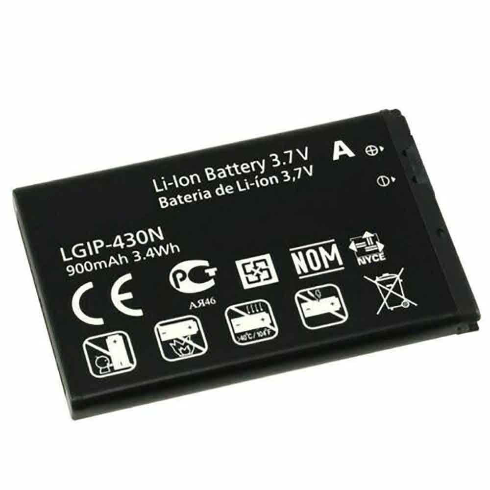 3.7V 900mAh LGIP-430N Smartphone Battery for LG T310 T320 TB260 TM300