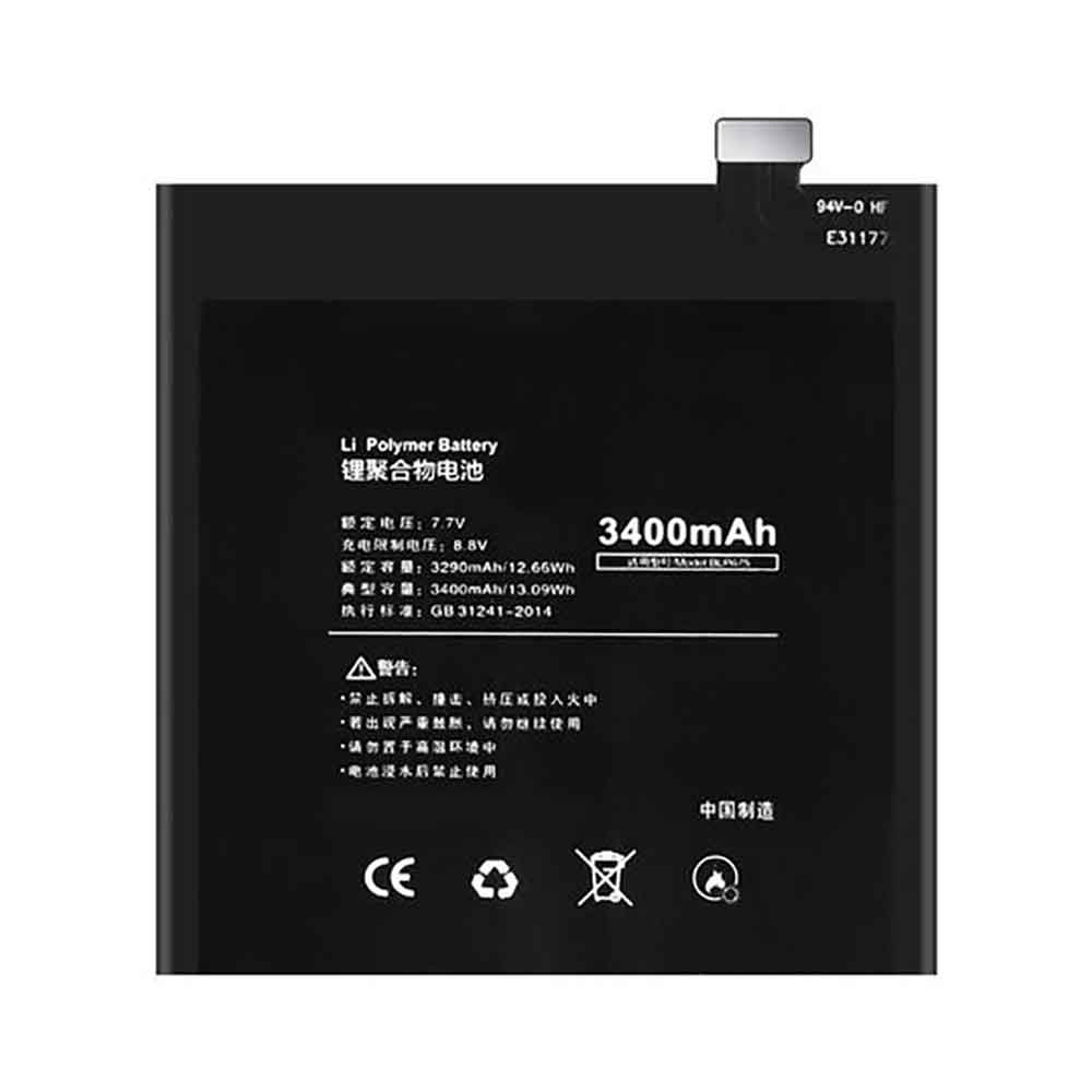 7.7V 3400mAh BLP675 Smartphone Battery for OPPO FIND X
