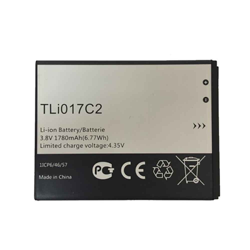 3.8V 1780mAh TLi017C2 Smartphone Battery for Alcatel 5019D 5017D 5017A 5017X