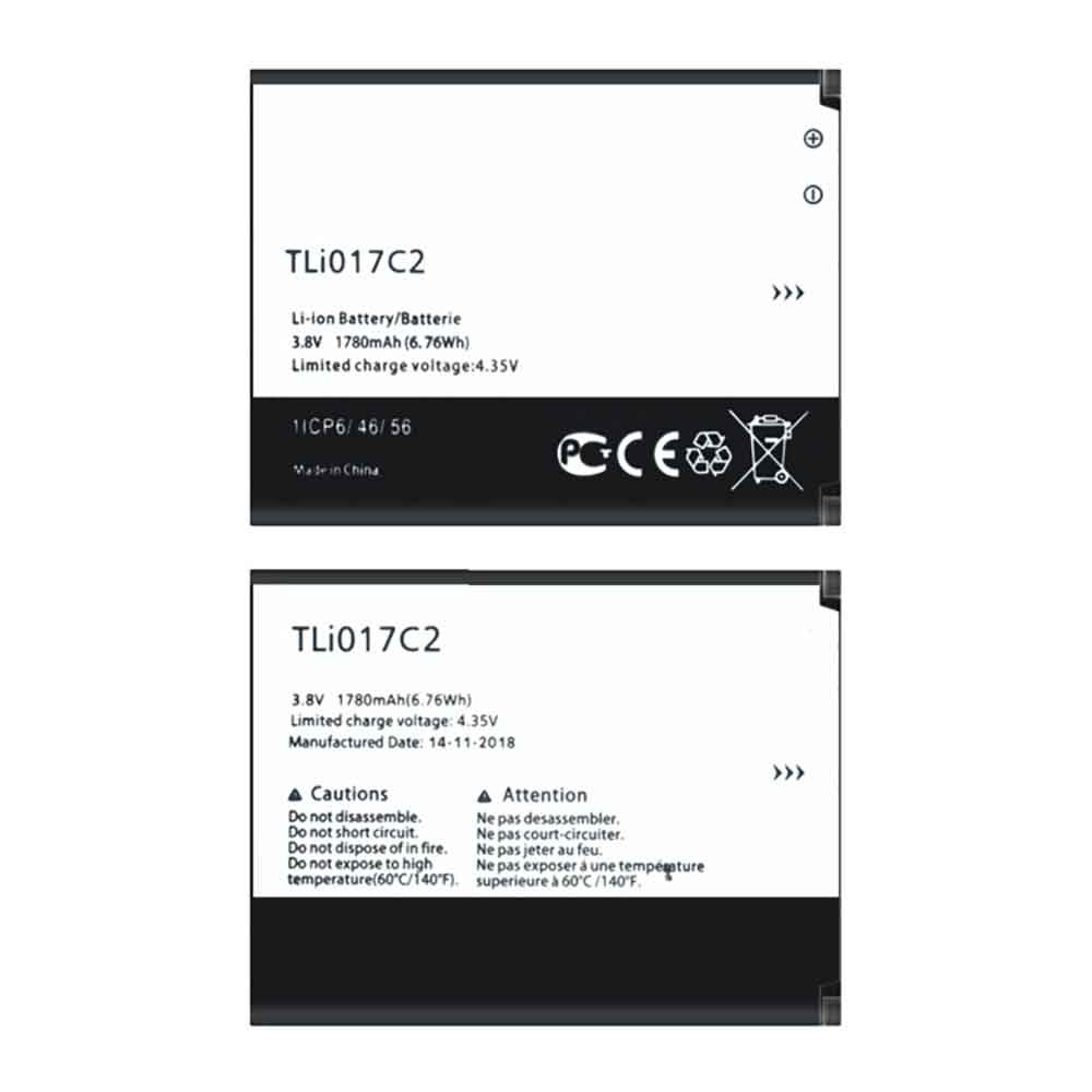 Alcatel 5019D 5017D 5017A 5017X battery