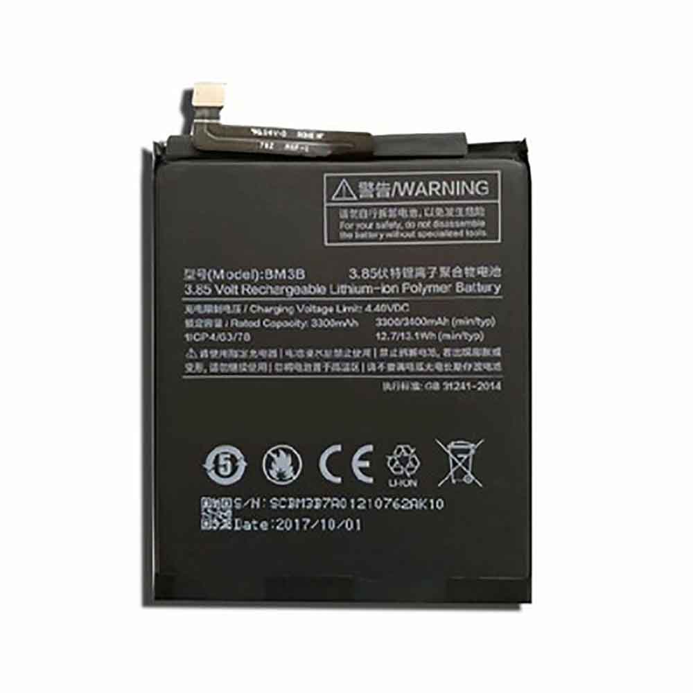 3.85V 3400mAh BM3B Smartphone Battery for Xiaomi Mi Mix 2S, Mix 2