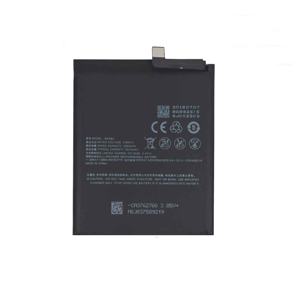 3.85V 3010mAh BA882 Smartphone Battery for Meizu 16th