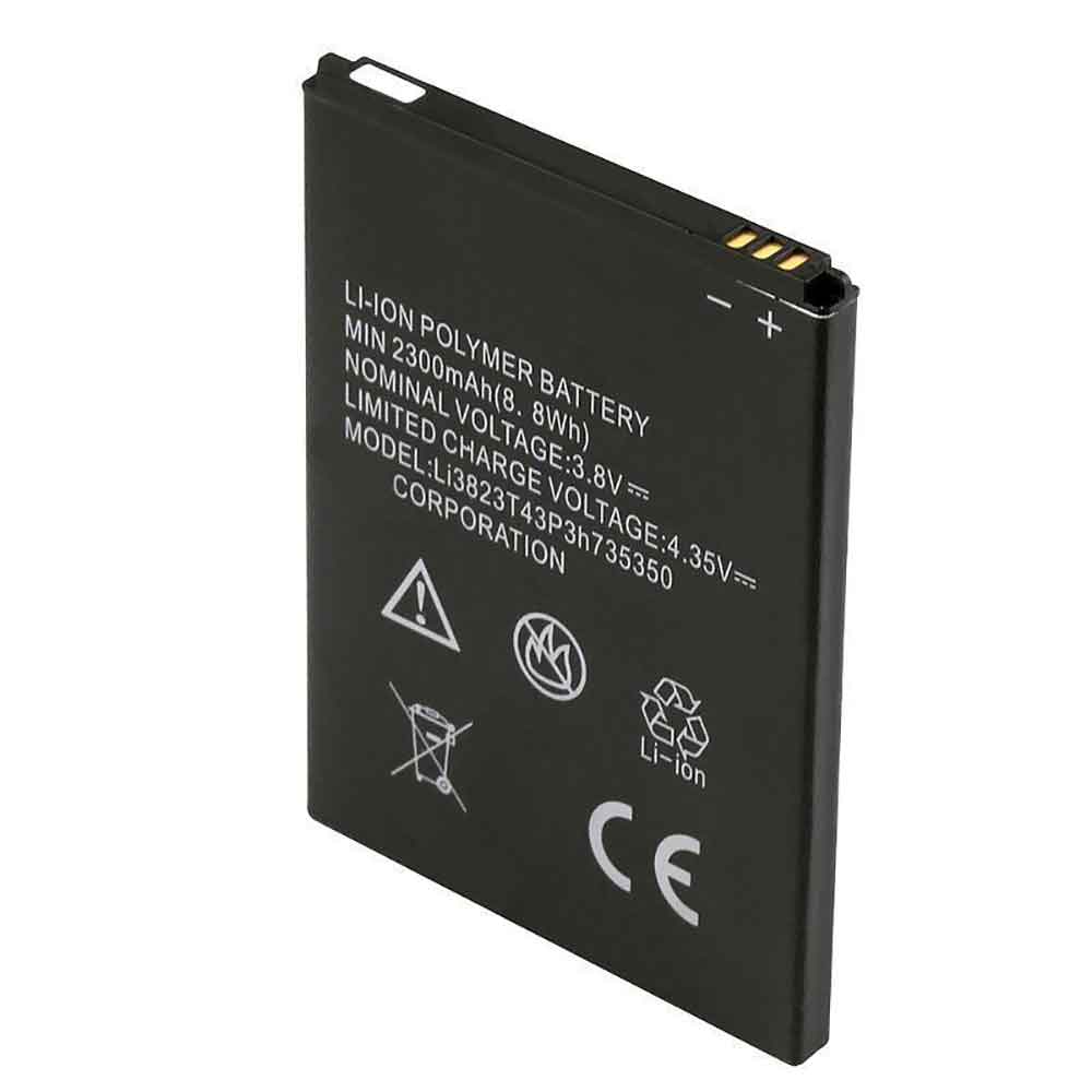 3.8V 2300mAh Li3823T43P3h735350 Smartphone Battery for ZTE V976 N976 Q802T U988S