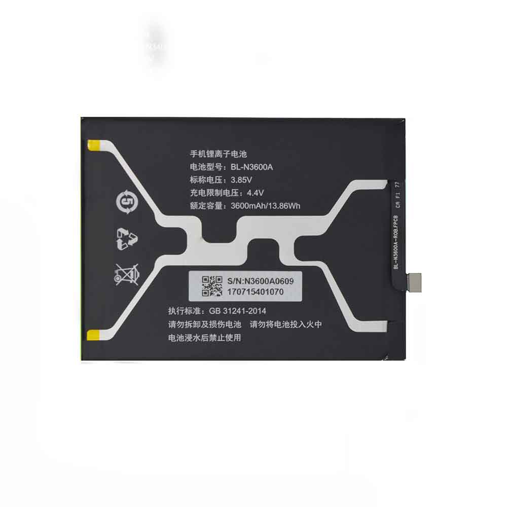 3.85V 3600mAh BL-N3600A Smartphone Battery for Gionee S11S