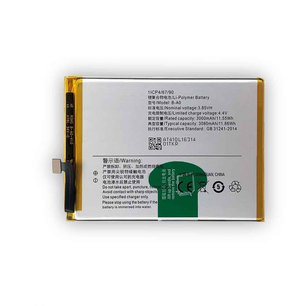 3.85V 3080mAh B-A0 Smartphone Battery for Vivo V3 Max