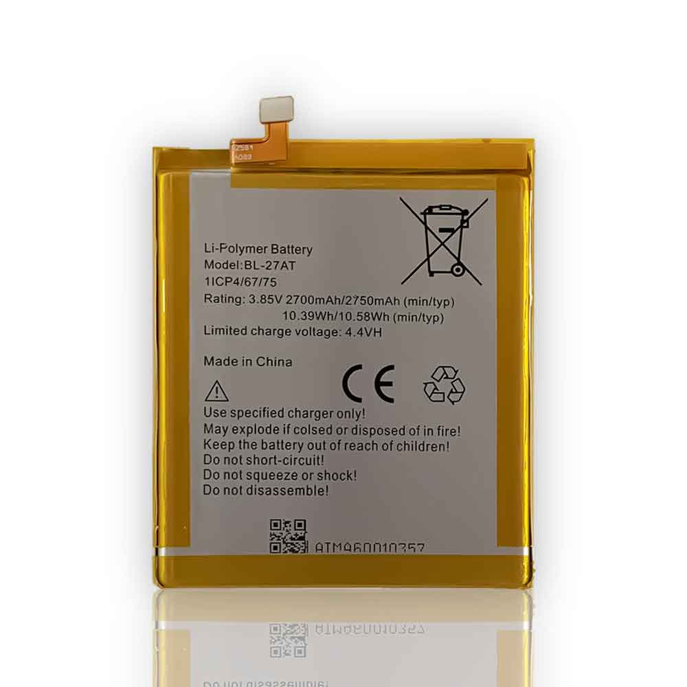3.85V 2750mAh BL-27AT Smartphone Battery for Tecno Phantom 6 (A6)