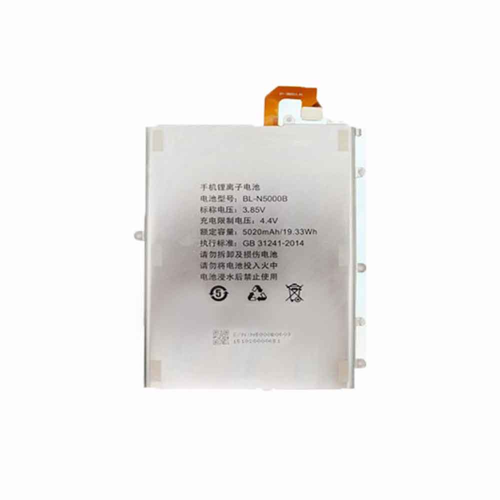3.85V 5020mAh BL-N5000B Smartphone Battery for Gionee M5 Plus