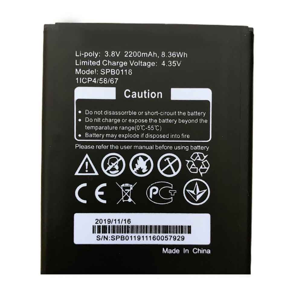 3.8V 2200mAh SPB0116 Smartphone Battery for Wileyfox Spark Spark+