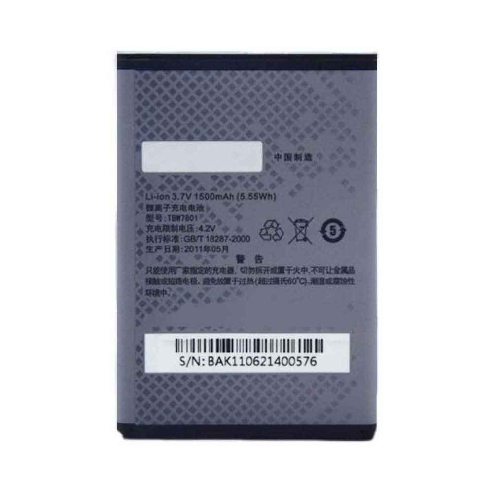 3.7V 1500mAh K-Touch E610 W610 W700 Replacement Battery