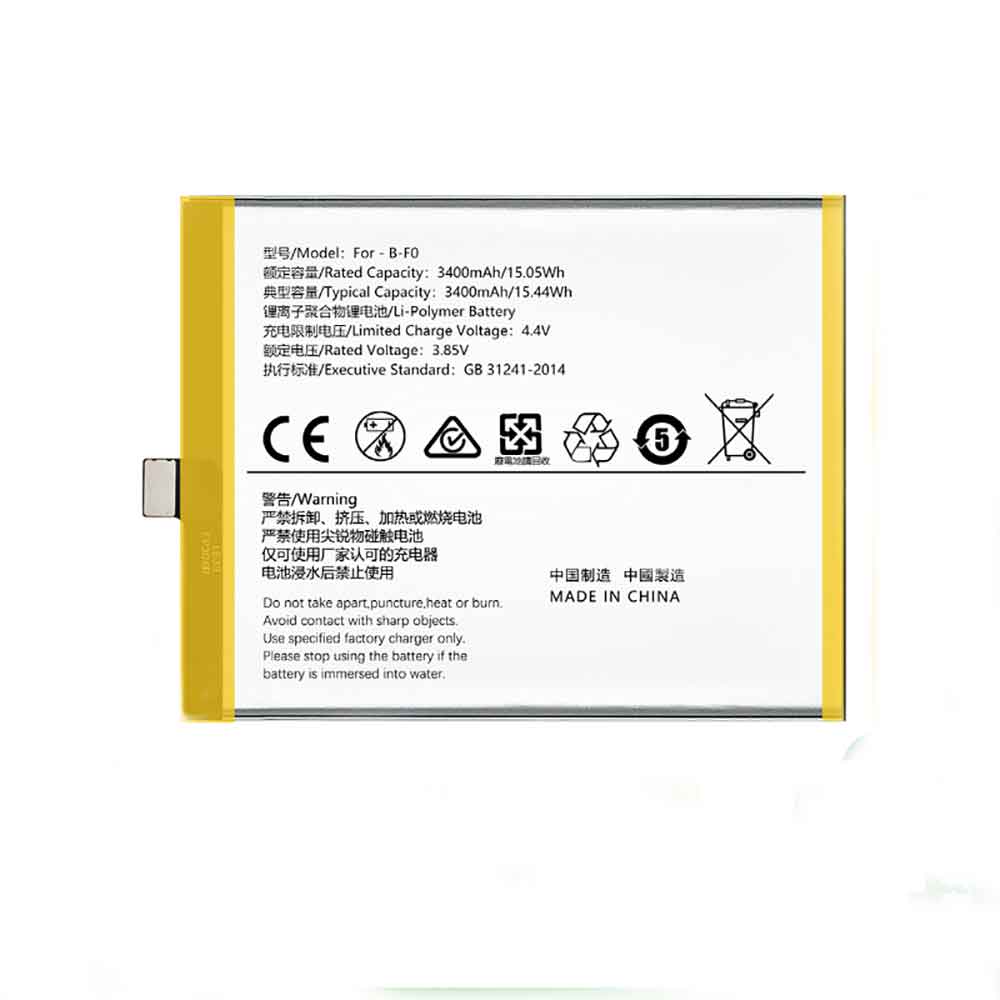 3.85V 3400mAh B-F0 Smartphone Battery for Vivo X21s