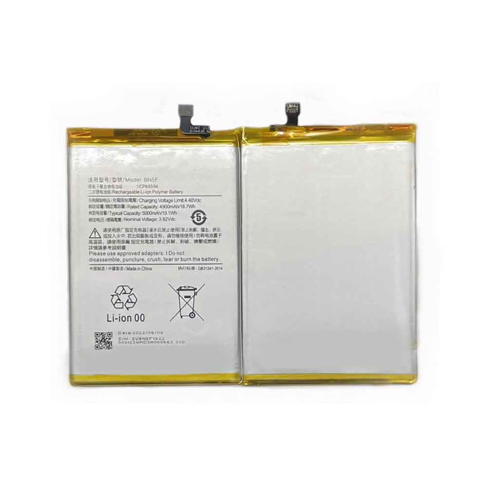 3.82V 5000mAh BN5F Smartphone Battery for Xiaomi BN5F