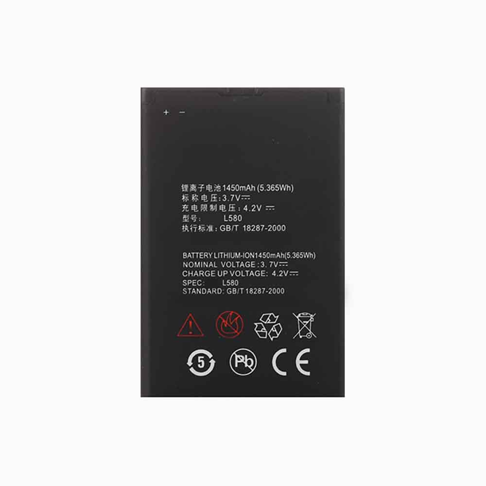 3.7V 1450mAh L580 Smartphone Battery for ZTE CV18