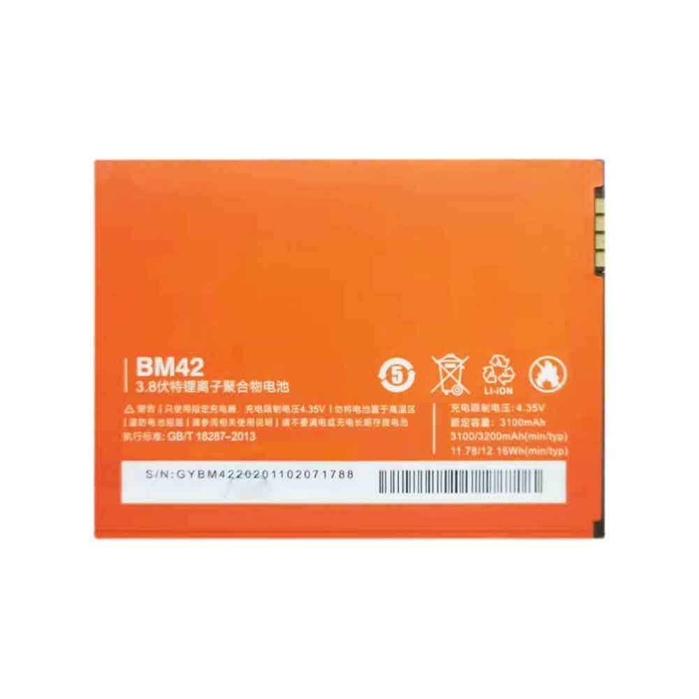 Xiaomi Note BM42 battery