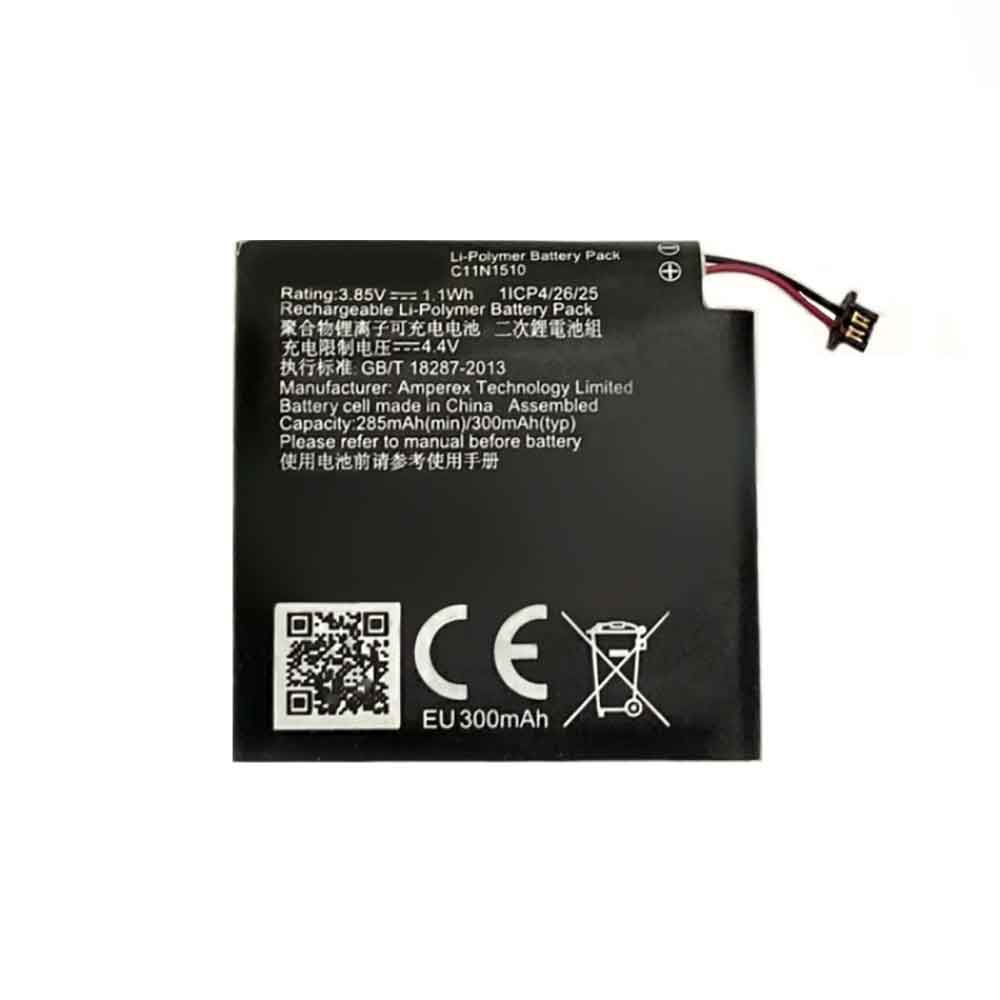 3.85V 300mAh C11N1510 Smart Watch Battery for Asus ZenWatch 2 (Wren)