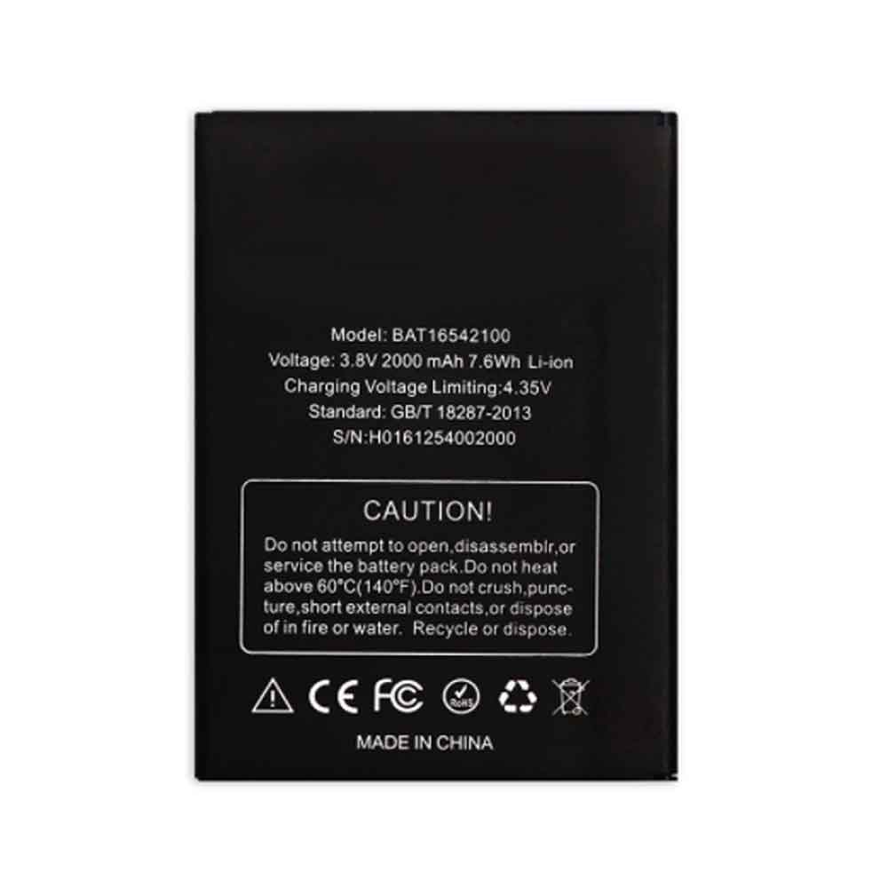 3.8V 2000mAh BAT16542100 Smartphone Battery for Doogee X9 Mini