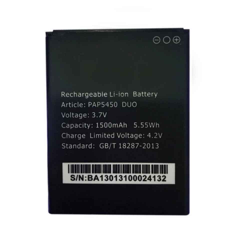 3.7V 1500mAh Prestigio PAP5450 DUO Replacement Battery