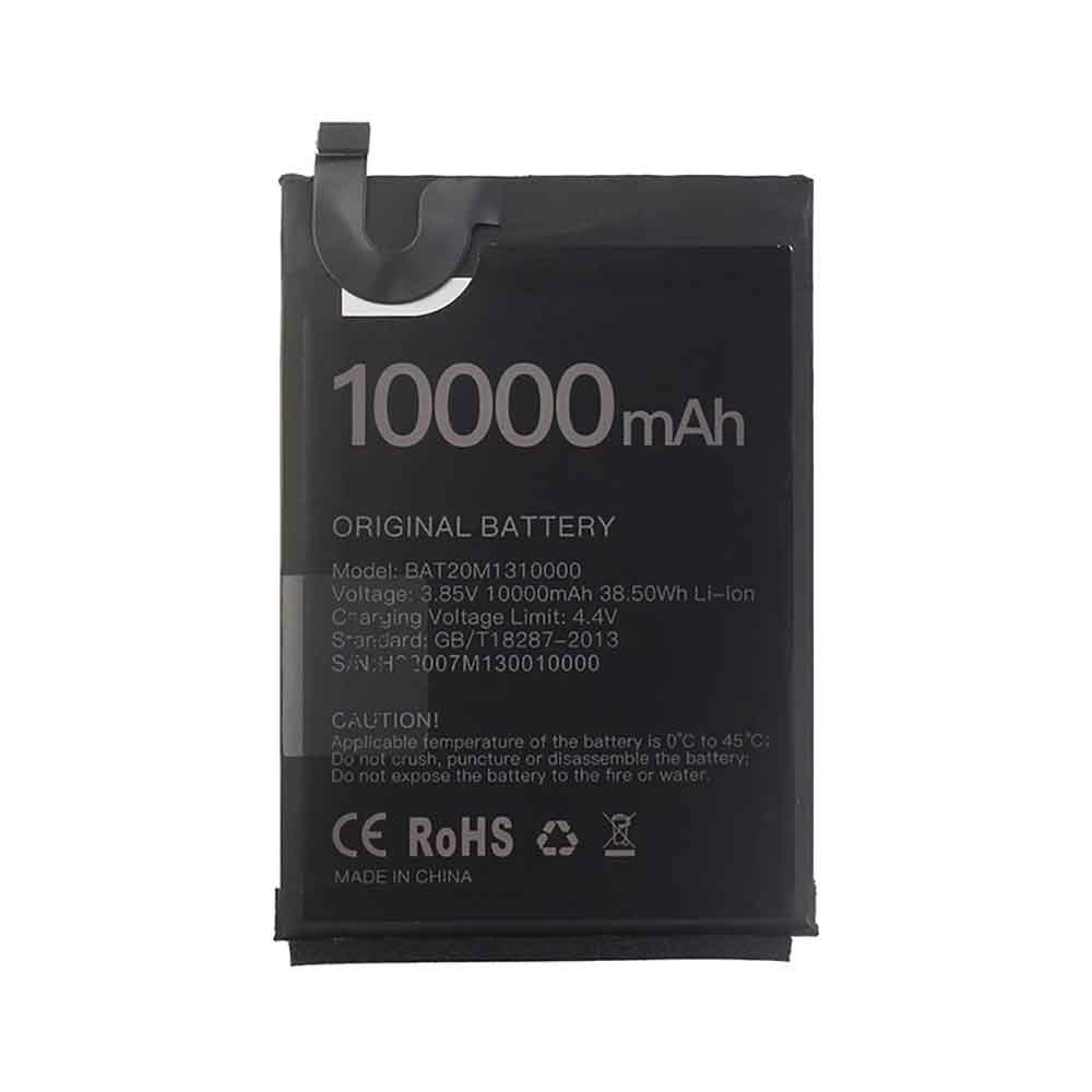 3.85V 10000mAh BAT20M1310000 Smartphone Battery for Doogee S88 Pro Plus