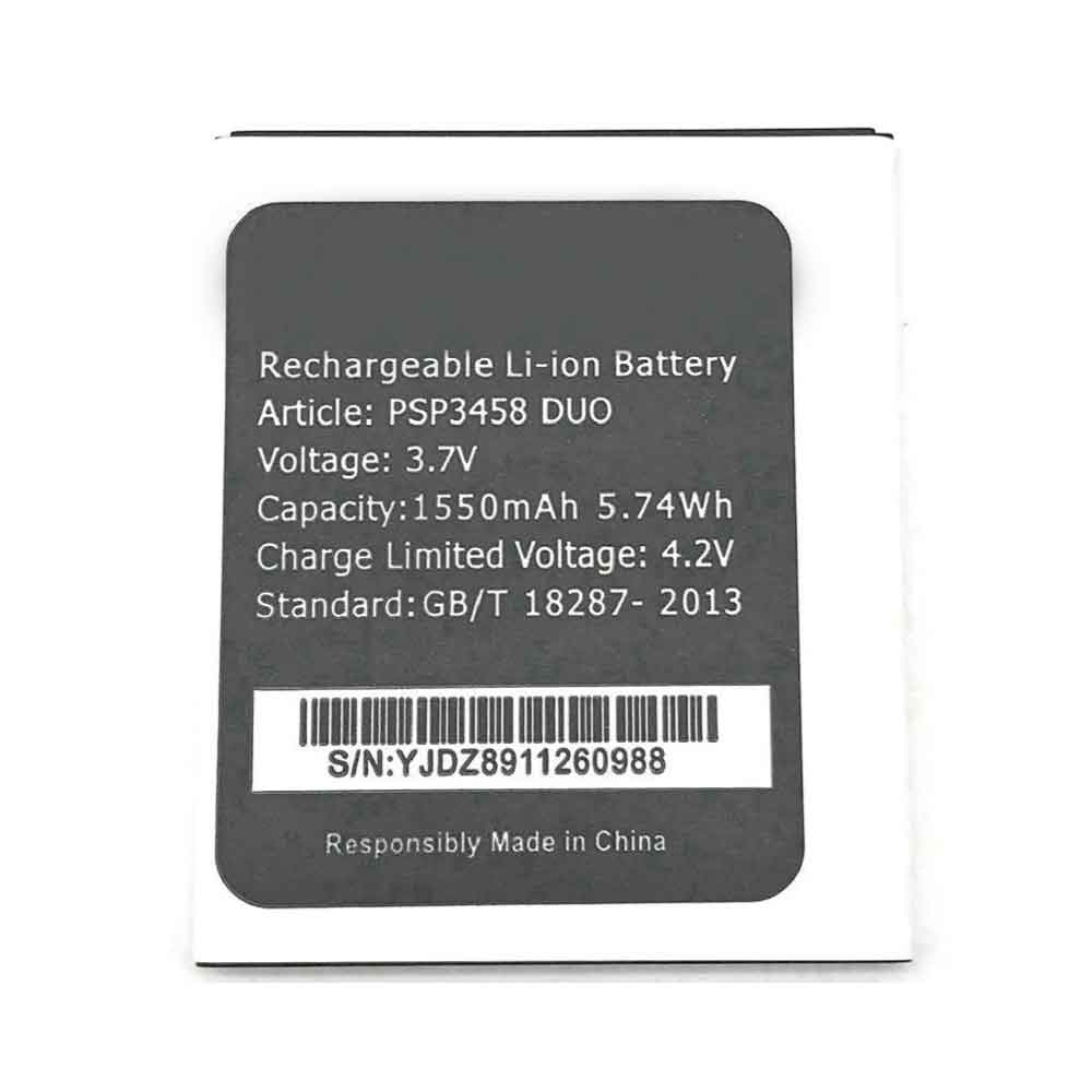 3.7V 1550mAh Prestigio PSP3458 Replacement Battery