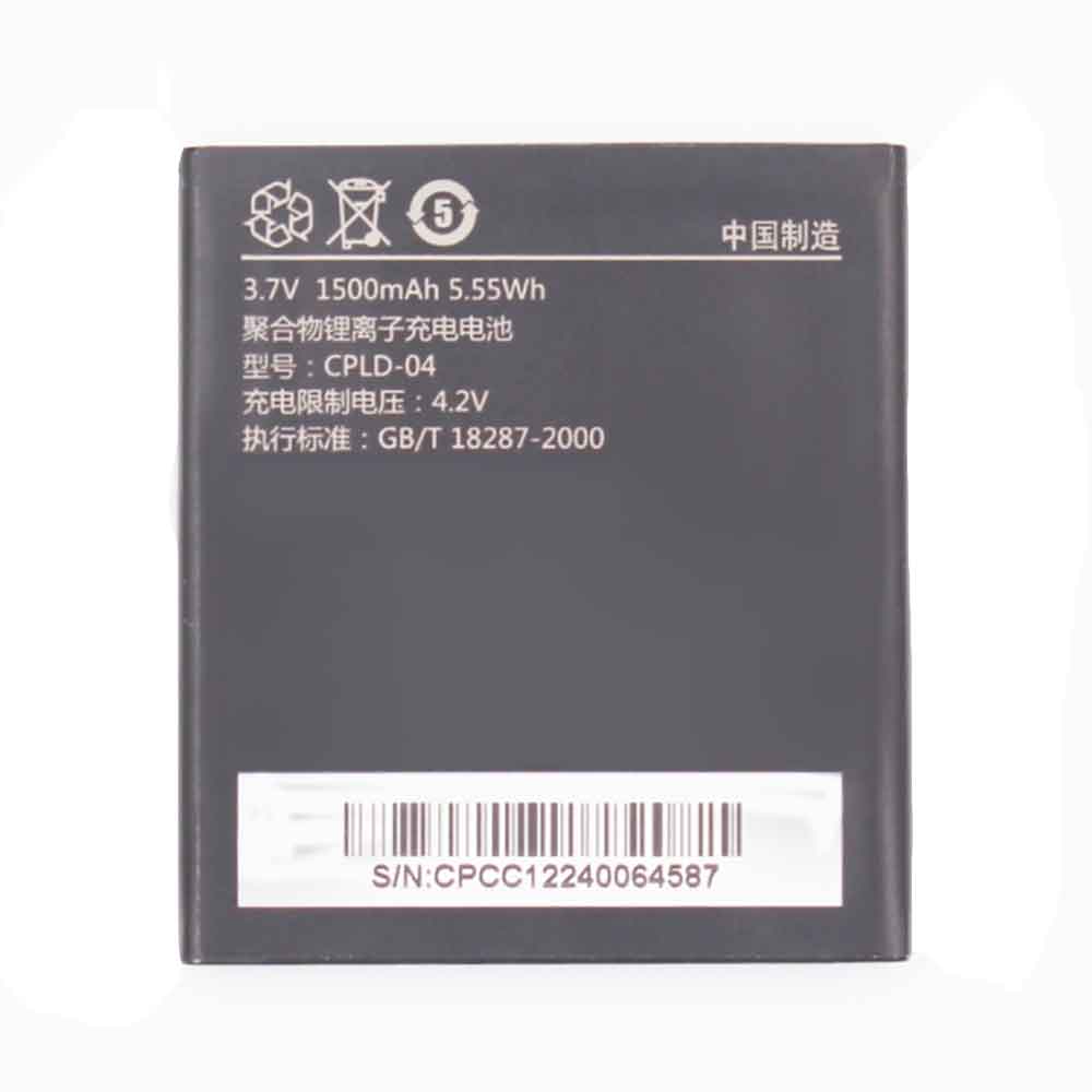 3.7V 1500mAh CPLD-04 Smartphone Battery for Coolpad 5880