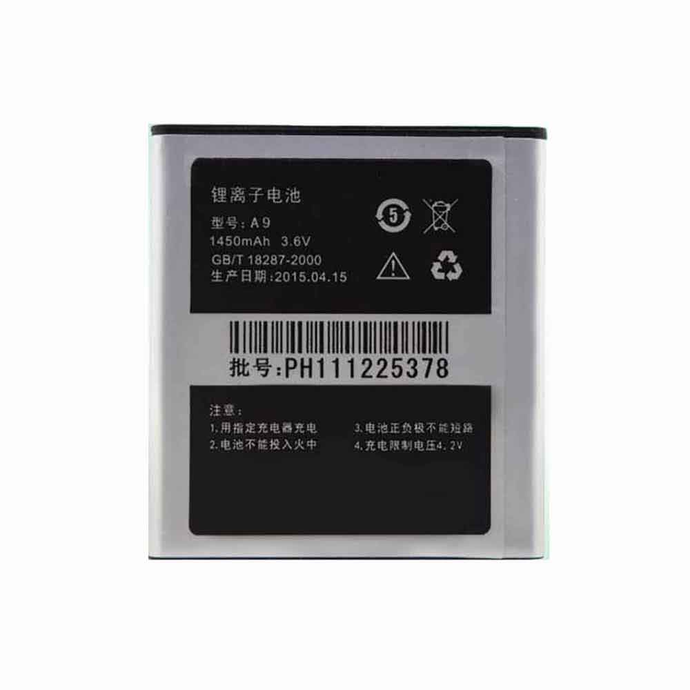 3.6V 1450mAh A9 Smartphone Battery for KPT A9