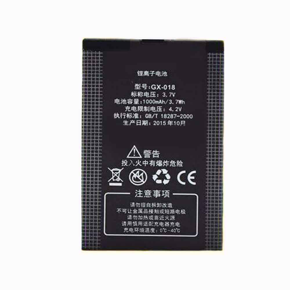 3.7V 1000mAh GX-018 Smartphone Battery for Kingsun CF310 EF310 EF705