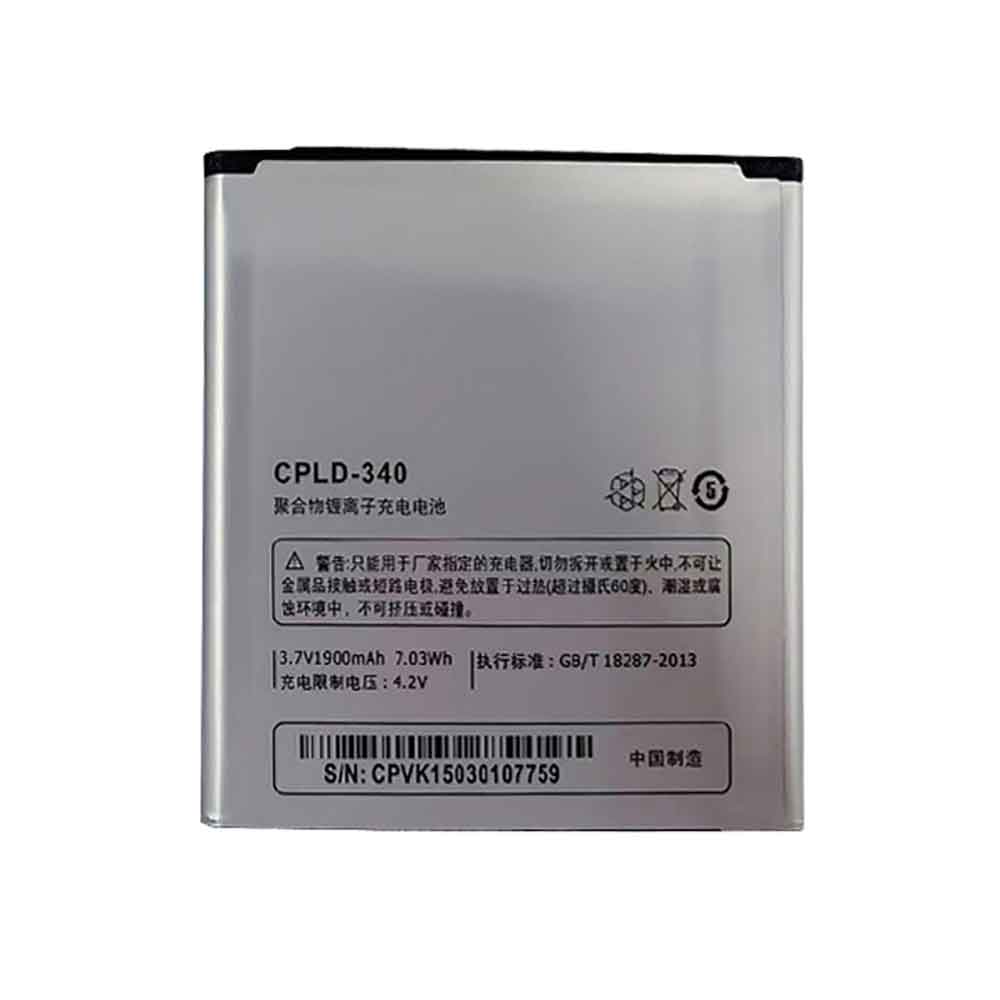 3.7V 1900mAh CPLD-340 Smartphone Battery for Coolpad 8702D