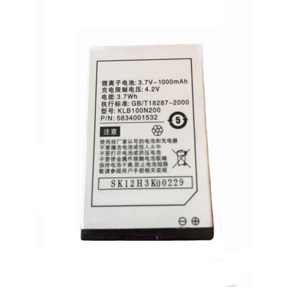 3.7V 1000mAh Konka L68 L60 Replacement Battery