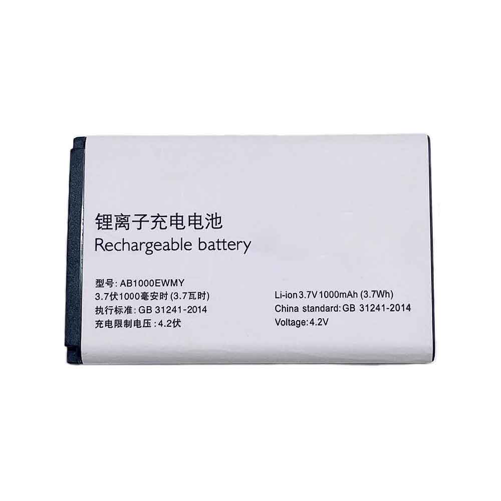 3.7V 1000mAh AB1000EWMY Smartphone Battery for Philips E102A E268