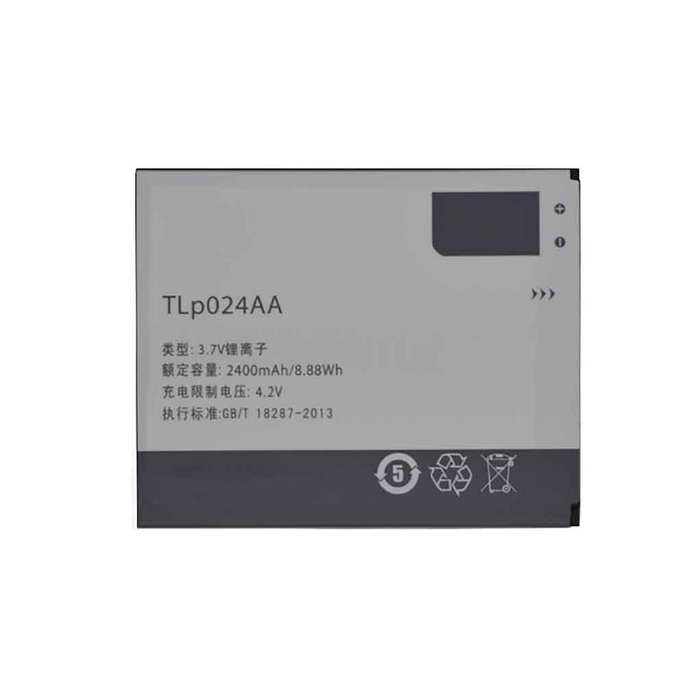 3.7V 2400mAh TLp024AA Smartphone Battery for TCL J930 J930T J936D