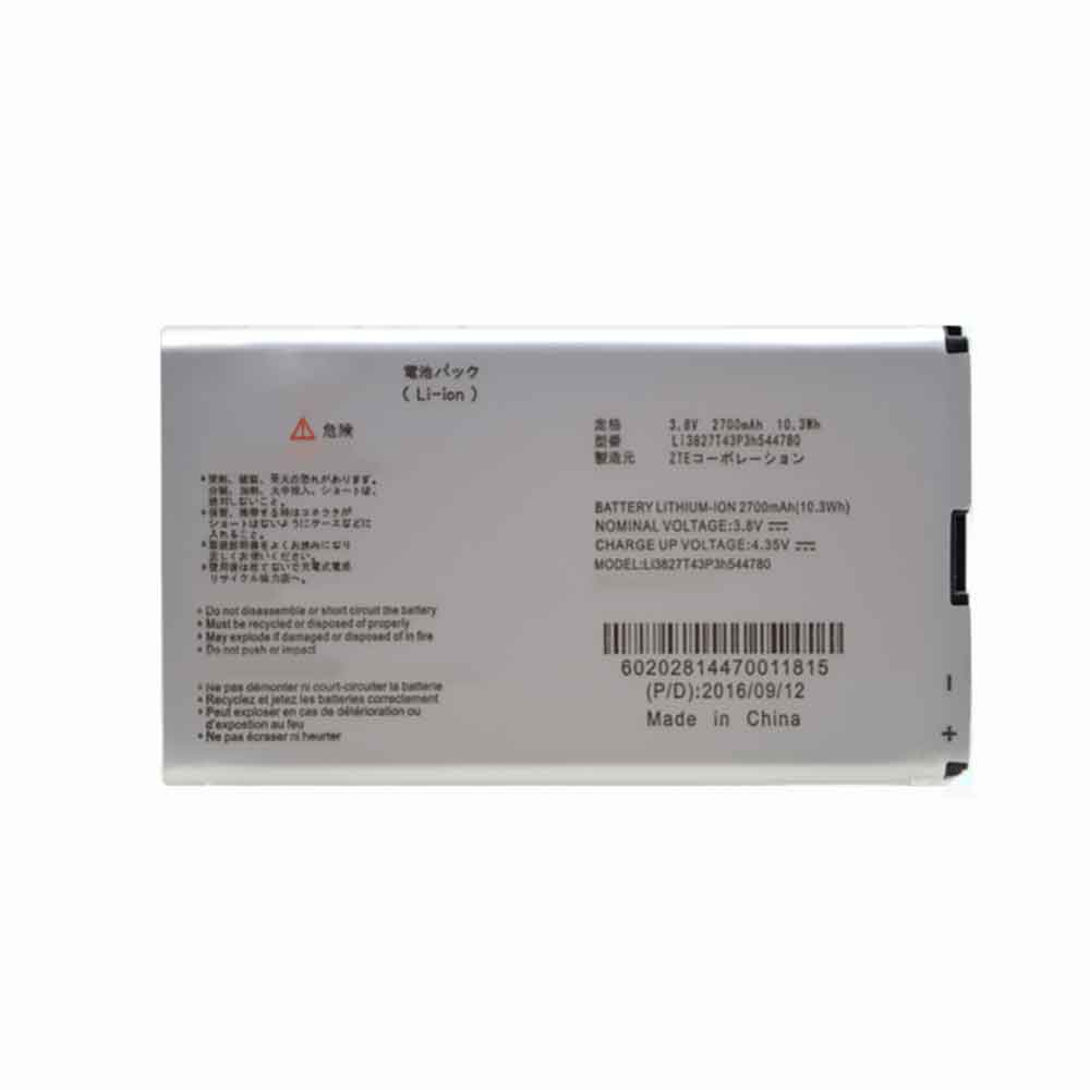 3.8V 2700mAh Li3827T43p3h544780 Wireless Router Battery for ZTE 303ZT Pocket WiFi Router