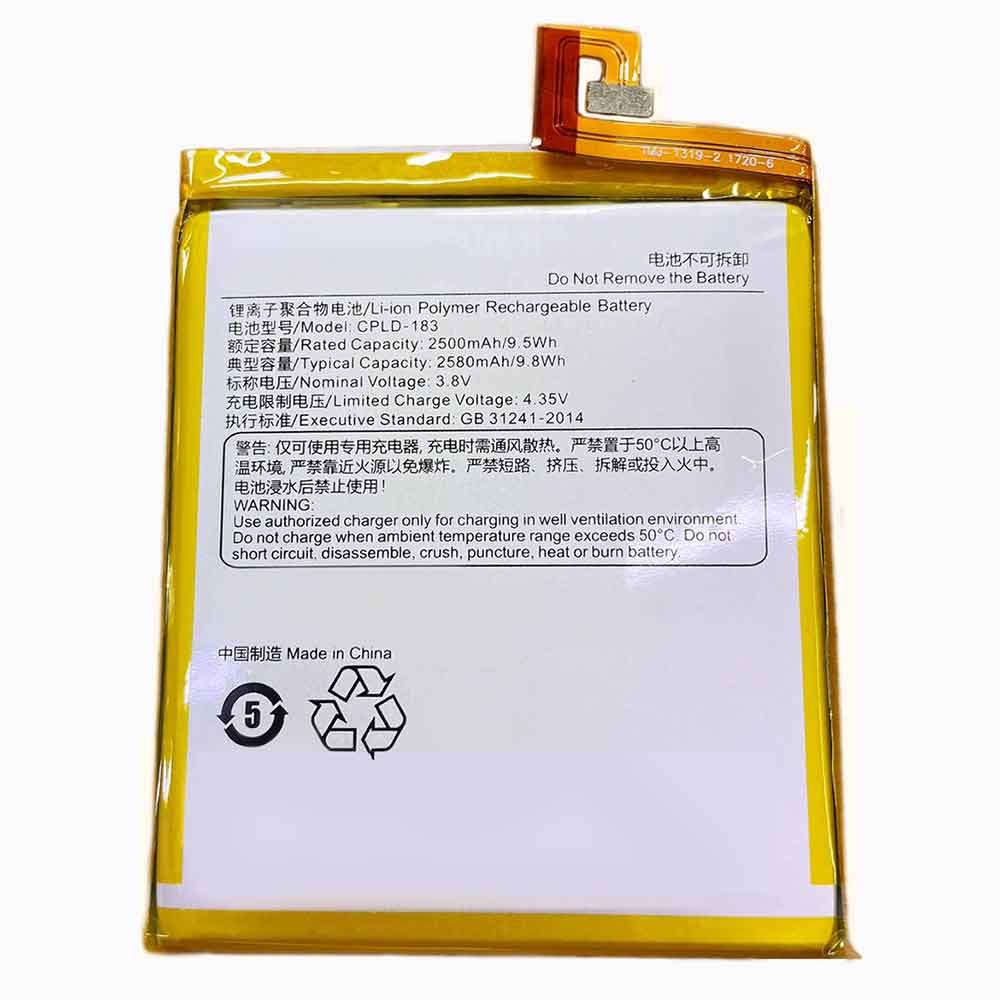 3.8V 2580mAh CPLD-183 Smart Watch Battery for Coolpad CPLD-183