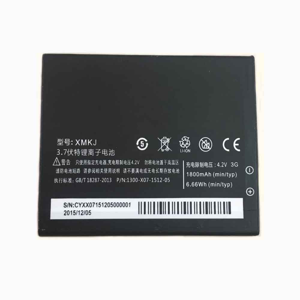 3.7V 1800mAh XMKJ Electronic Batteries for Hepi T35 K3-A
