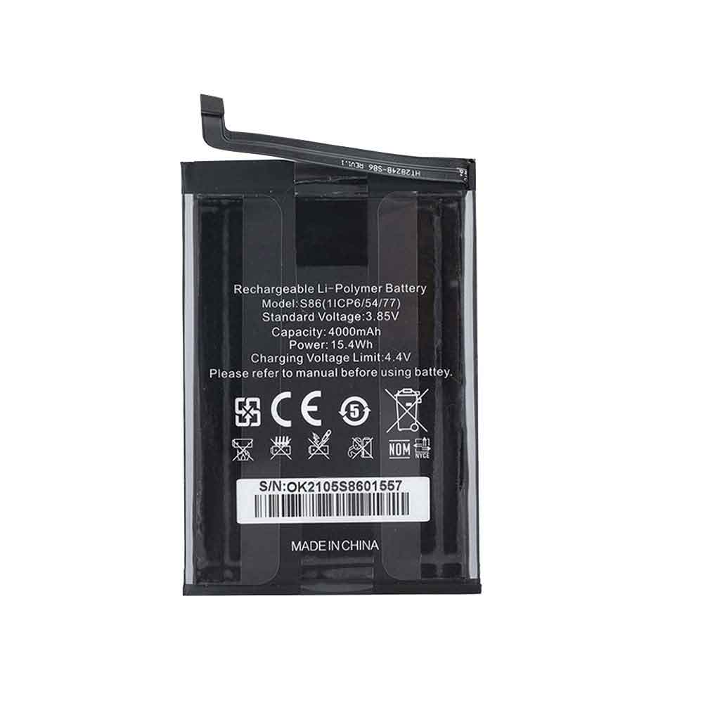3.85V 4000mAh S86 Smartphone Battery for Oukitel S86