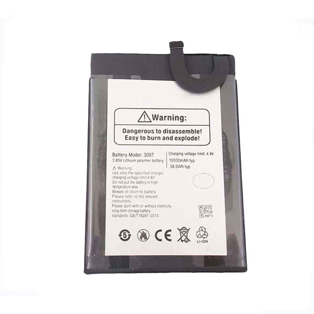 3.85V 10000mAh 3097 Smartphone Battery for Ulefone Power Armor 14