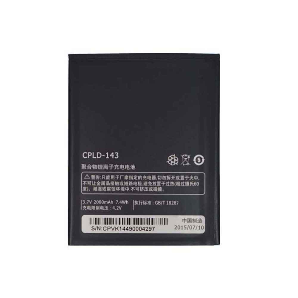 3.7V 2000mAh CPLD-143 Smartphone Battery for Coolpad 7605