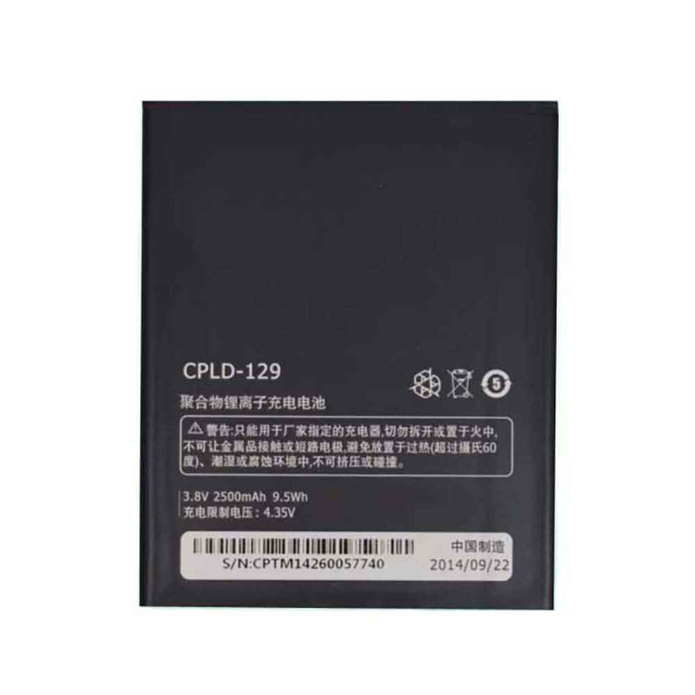 3.8V 2800mAh CPLD-129 Smartphone Battery for Coolpad 5315