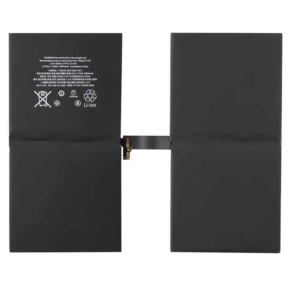 3.77V 10994mAh A1754 Tablet Battery for Apple iPad Pro 12.9 2nd Generation