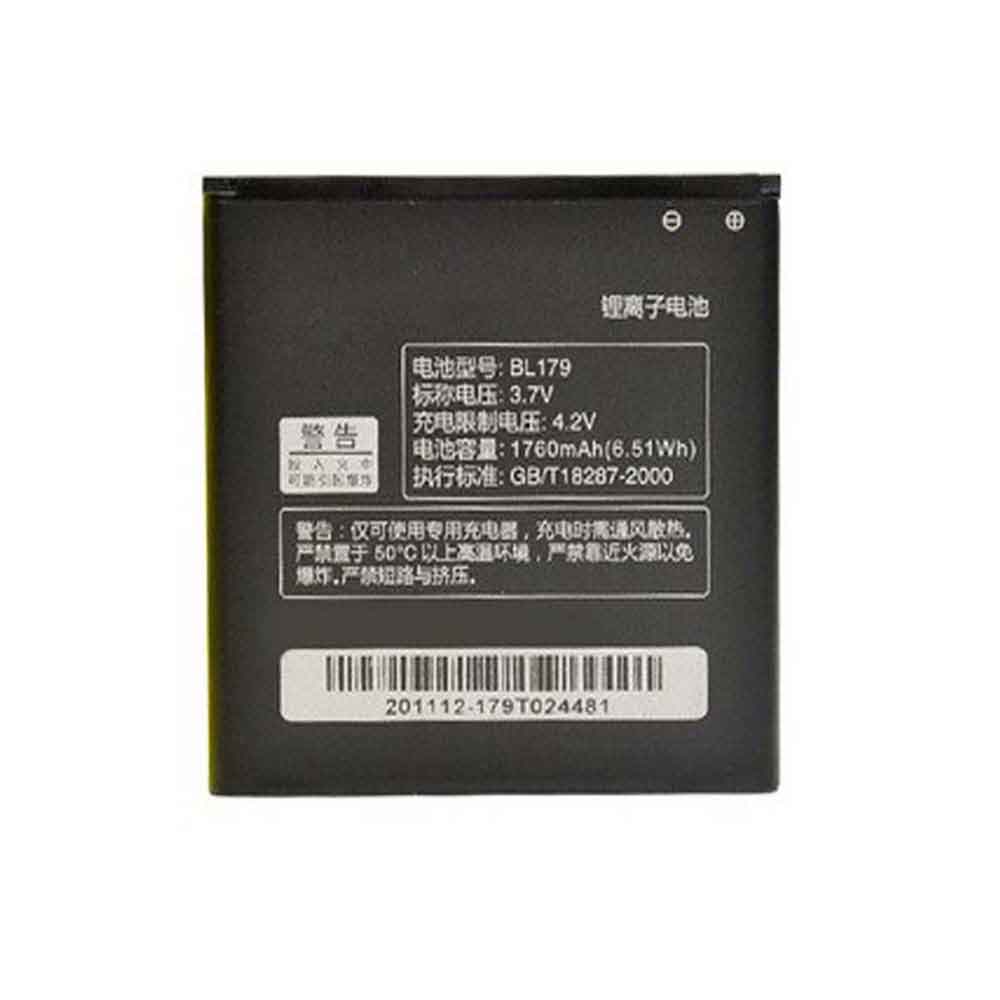 3.7V 1760mAh BL179 Smartphone Battery for Lenovo S760 S680 S850e S686 K2 S850E